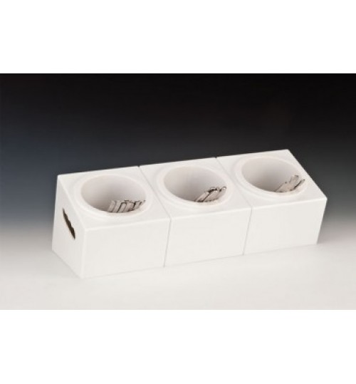 POLYCARBONAT GÖZLÜ ÇATAL, KAŞIK STANDI 48 X 18 X H: 18 Cm